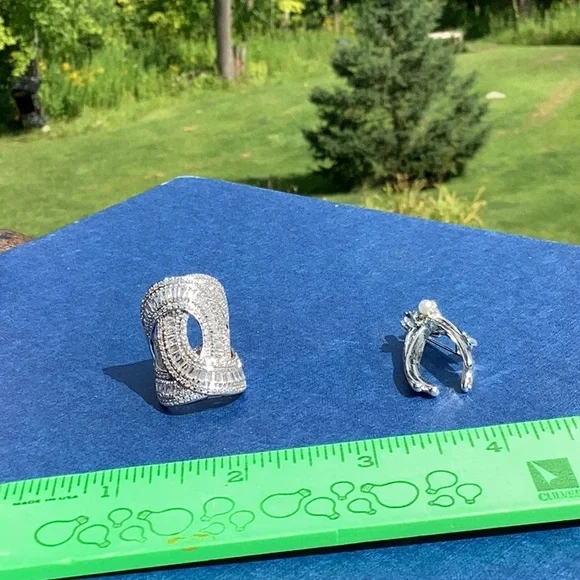 💍 BLING SPIRAL COCKTAIL RING  NWOT - Picture 2 of 15